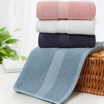 1pc Comfortable Cotton Bath Towels For Adults Kids Absorbent Bath Beach Face Sheet Women Basic Towels 75x34cm JWYYJ54