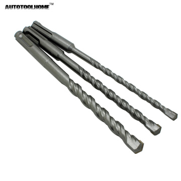 AUTOTOOLHOME 3pc/Lot SDS Plus 110 160 260mm Electric Hammer Drill Bits Set Concrete Wall Brick Block Masonry Materials