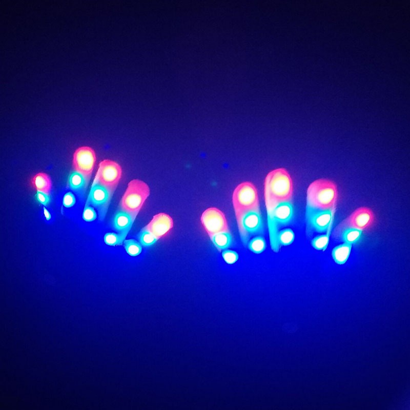 1Pc LED Lighting Mittens luminous Gloves Children LED Finger Light Gloves Flashing Finger Kids Toys Party Supplies right hand