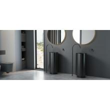 Meiao Cylindrical Vertical Stainless Steel Washbasin