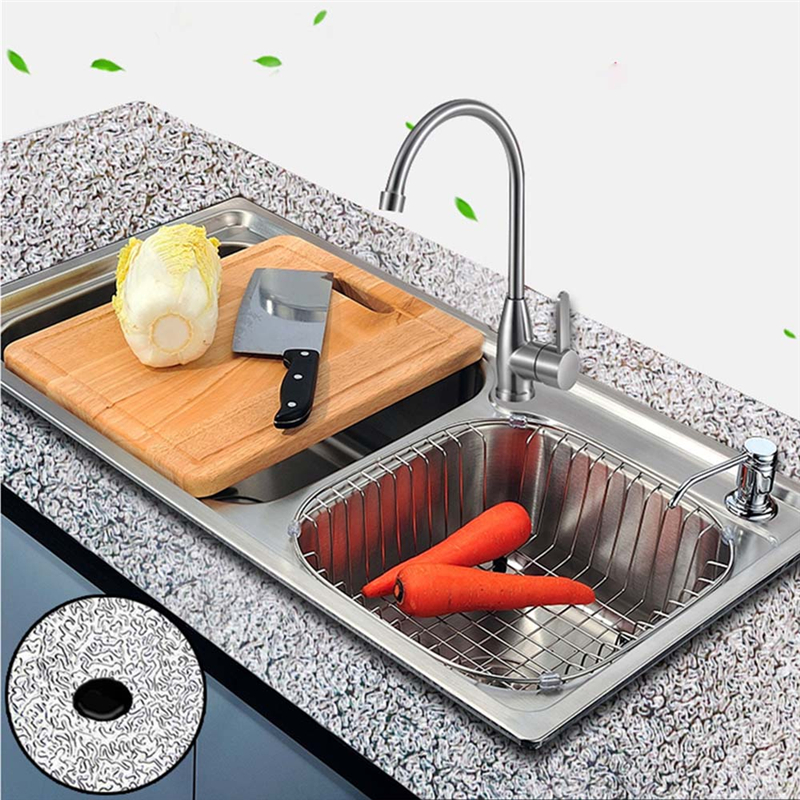 Kitchen Oil Proof Waterproof Sticker Aluminum Foil Kitchen Stove Cabinet Stickers Self Adhesive Wallpapers DIY Wall Stickers
