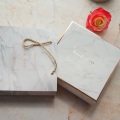 20*20*6.5cm 3set Rose Gold Marble Thank You Design Paper Box + Bag As Cookie Candy Handmade Sweet Wedding Birthday Gift Use