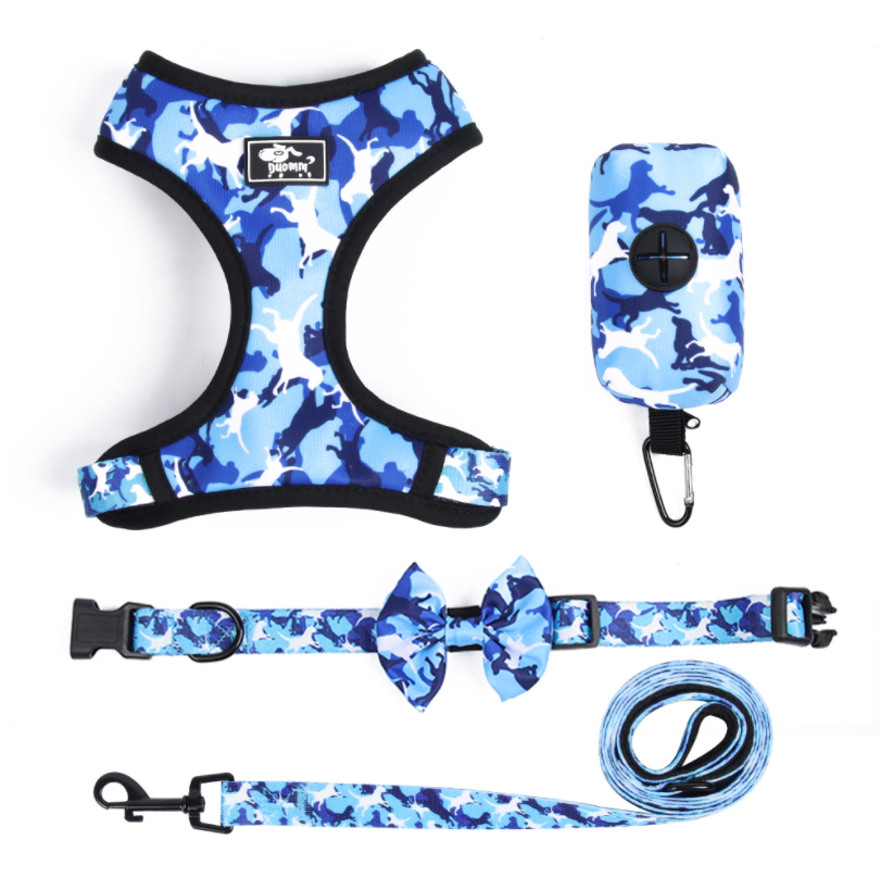 Cute Dog Harness And Leash Set