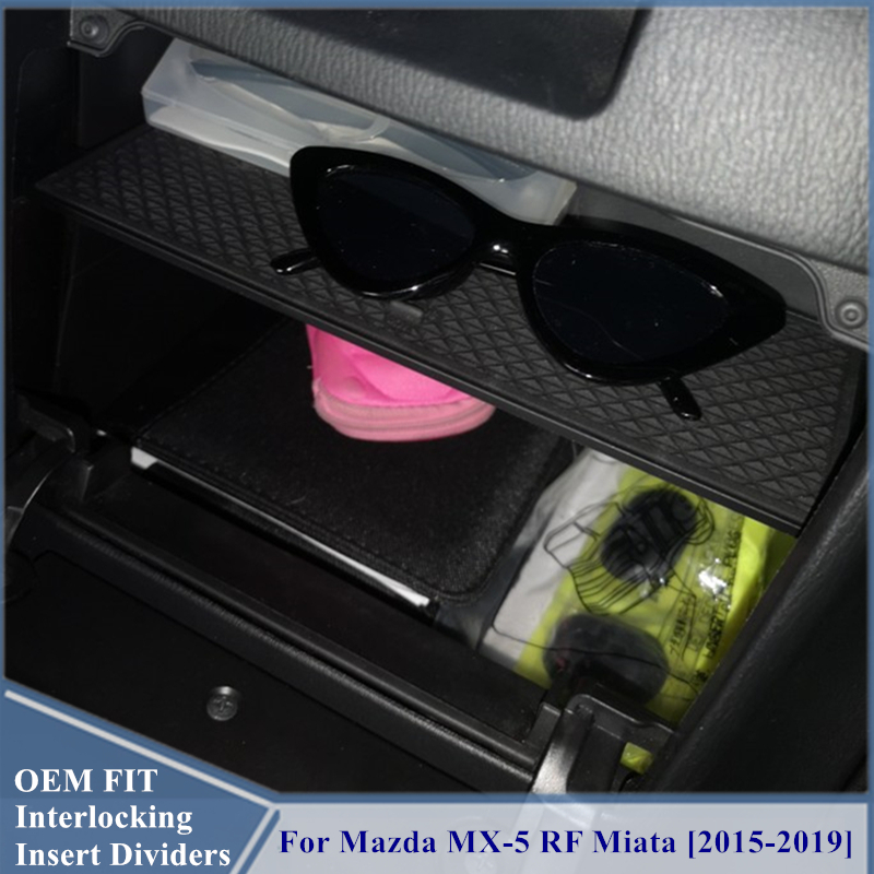 For Mazda MX-5 RF Miata 2015 2016 2017 2018 2019 Interlocking ABS Insert Dividers Car Accessories Auto Replacement Parts