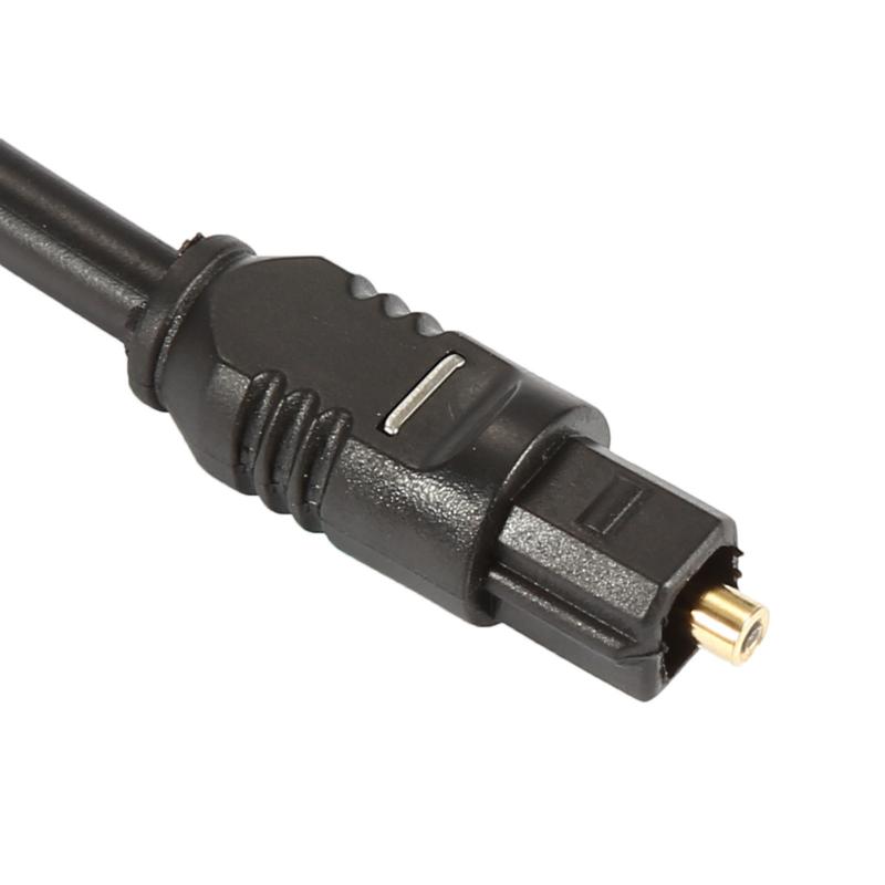 1.5m Digital Fiber Optical Optic Audio SPDIF MD DVD TosLink Cable Lead Cord 4.0mm Black Audio Optical Fiber Cable In Stock