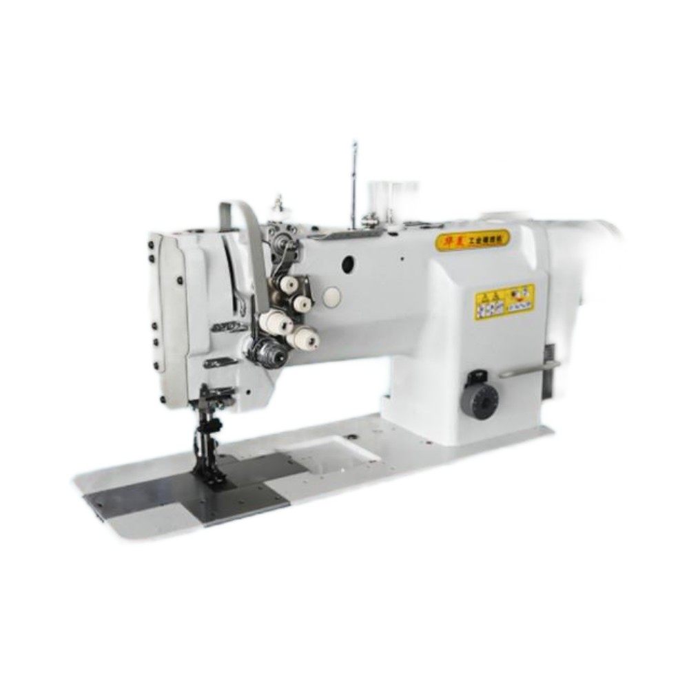 HM-8400 Automatic Double Needle Car Seat Stitching Walking Foot Flat Bed Sewing Machine (3)