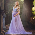 2020 Tulle Maternity Dress For Photo Shoot Pregnancy Long Tulle Dress For Photography Baby Shower Dresses Maternity Photography