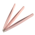 3 PCS Eyebrow Tweezers Stainless Steel Hair Removal Makeup Tool Kit with Bag Point Tip/Slant Tip/Flat Tip pinzas pincet