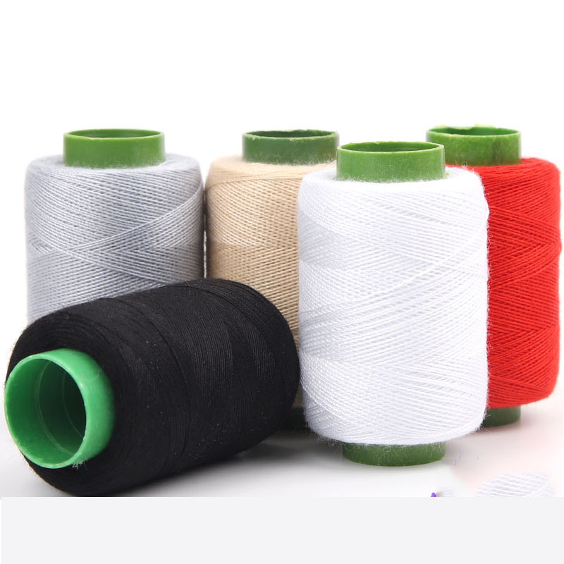 300M/Roll High Tenacity Cotton Machine Embroidery Sewing Threads Hand Sewing Thread Craft Patch Steering-wheel Sewing Supplies