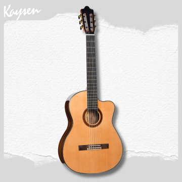 Handmade Cutaway 39 Inch Solid Classical Guitar
