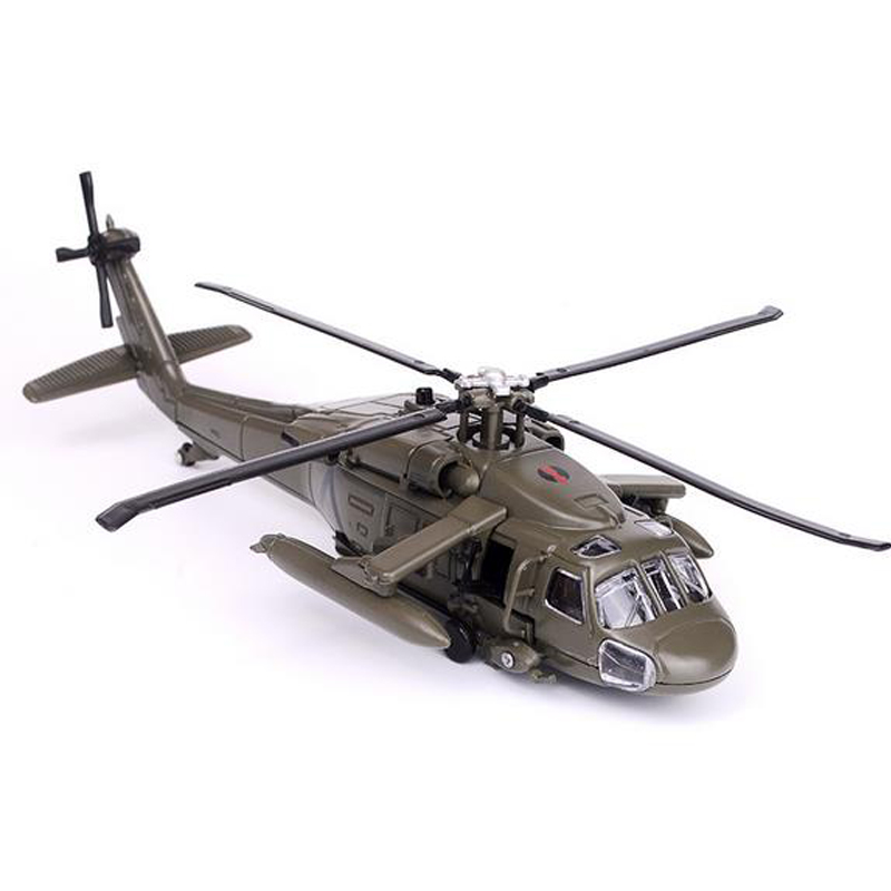 23CM Alloy Black Hawk Helicopter Military Model Toys Army Fighter Model Aircraft Model Adult Kids Gift Collecting Toys