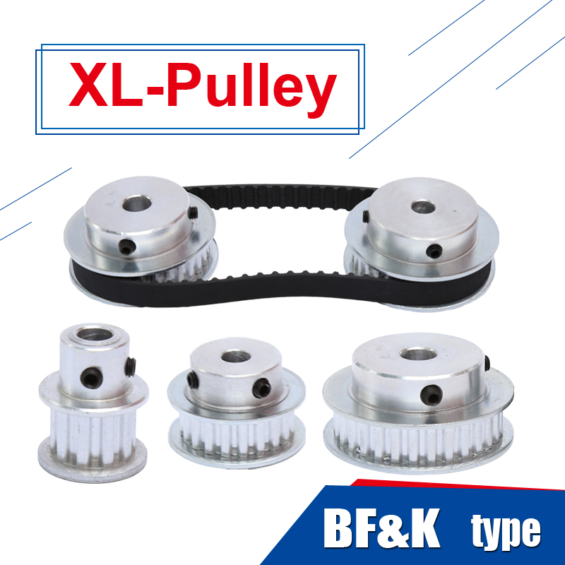 XL 16T Timing Pulley Bore 6/8/10/12 mm Teeth Pitch 5.08 mm Aluminum Pulley Wheel Teeth Width 11 mm For 10 mm XL Timing Belt