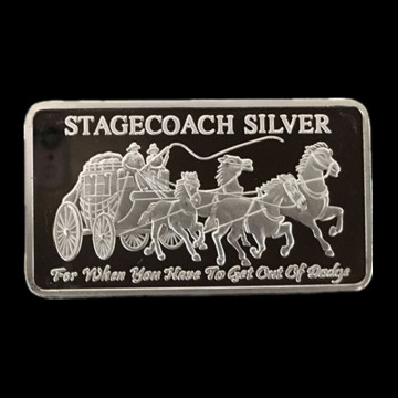 5 pcs Non magnetic The Brand new Stagecoach ingot bar silver plated coin 50 mm x 28 mm collectible souvenir decoration coin