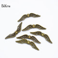BoYuTe (100 Pieces/Lot) 31*8MM with 1MM Hole Metal Alloy Angel Wing Beads Diy Hand Made Jewelry Accessories Wholesale
