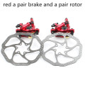red brake and rotor