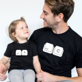 CTRL + C CTRL + V Family T-Shirt Father and Son Daughter Tshirts Matching Oufits Dad Baby Family Look Summer T Shirt Tops Tee