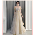 2020 New Stylish Bridesmaid Dresses Long Elegant Prom Formal Party Gown Lace Appliques Robe De Soiree Longue