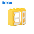 House Big particles building blocks accessories compatible Duplos set Bricks Eaves Window Door Roof tiles Toys For children Gift