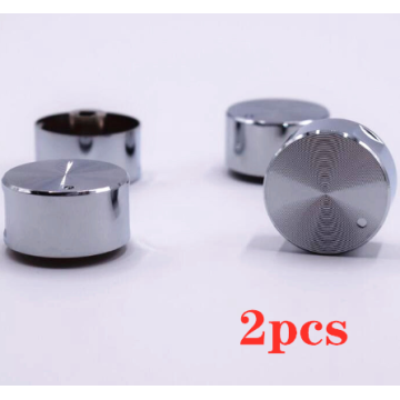 2pcs/set Rotary switch gas stove parts stove gas stove knob stainless steel round knob Knob for gas stove