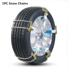 1Pcs Anti-skid Wheel Tire Emergency Chain Wear-resistant Steel Car Snow Chains For Ice/Snow/Mud/Sand Road Safe For Driving SUV