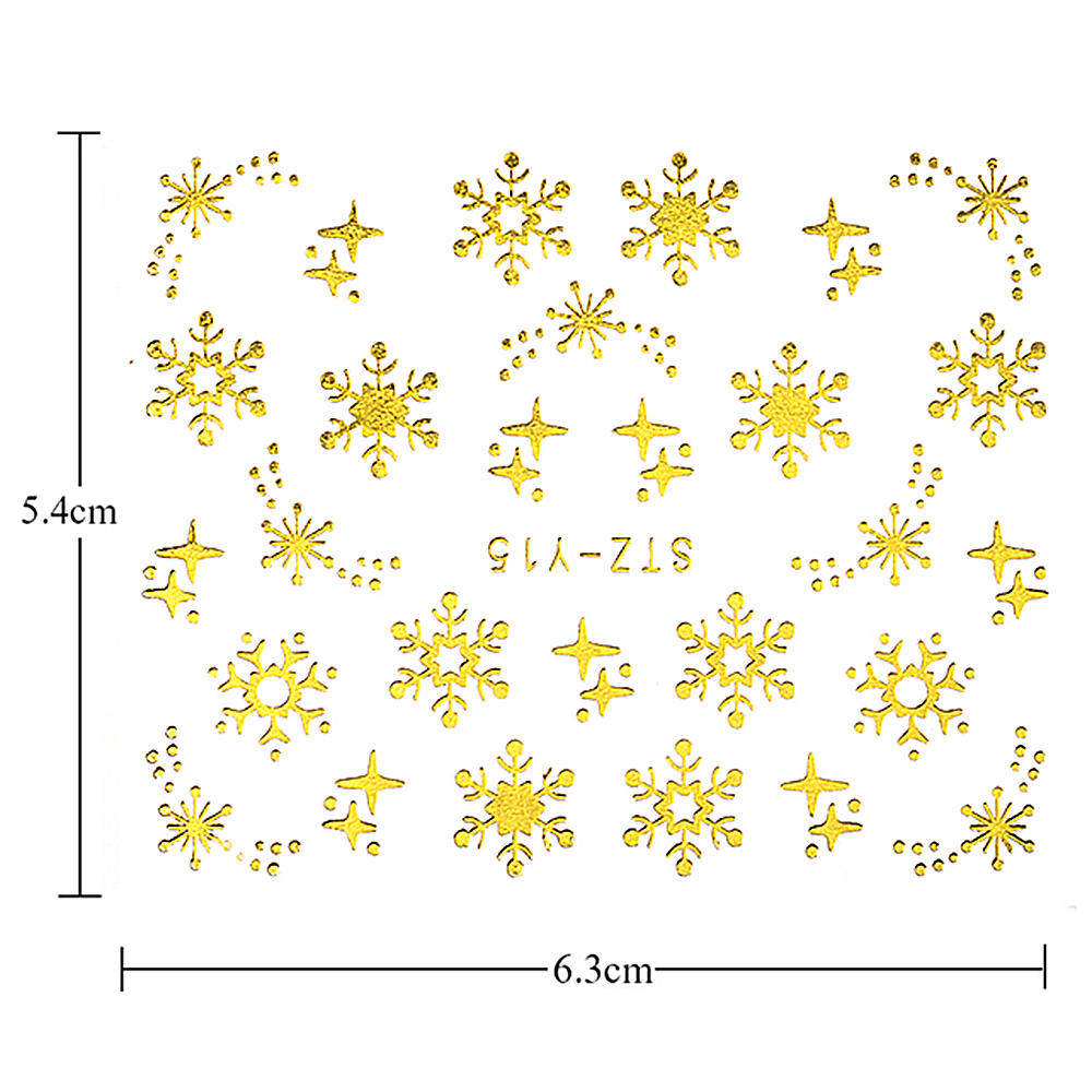 Gold Flower Black Butterfly Spring Nail Art Decoration Water Transfer Stickers Decals Sliders Designer Tools Sets for Nail