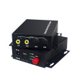 Audio Broadcast Fiber Transceiver 2 Channel Audio RCA to Fiber Optic Converter for Audio intercom broadcast system FC SM 20km