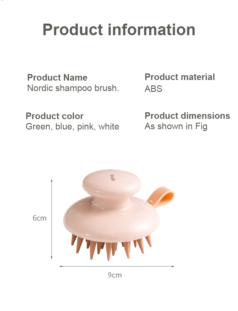 Silicone Massage Brush Comb Shampoo Hair Multifunctional Shampoo Brush Silicone Head Massage Comb Professional Shampoo Massager