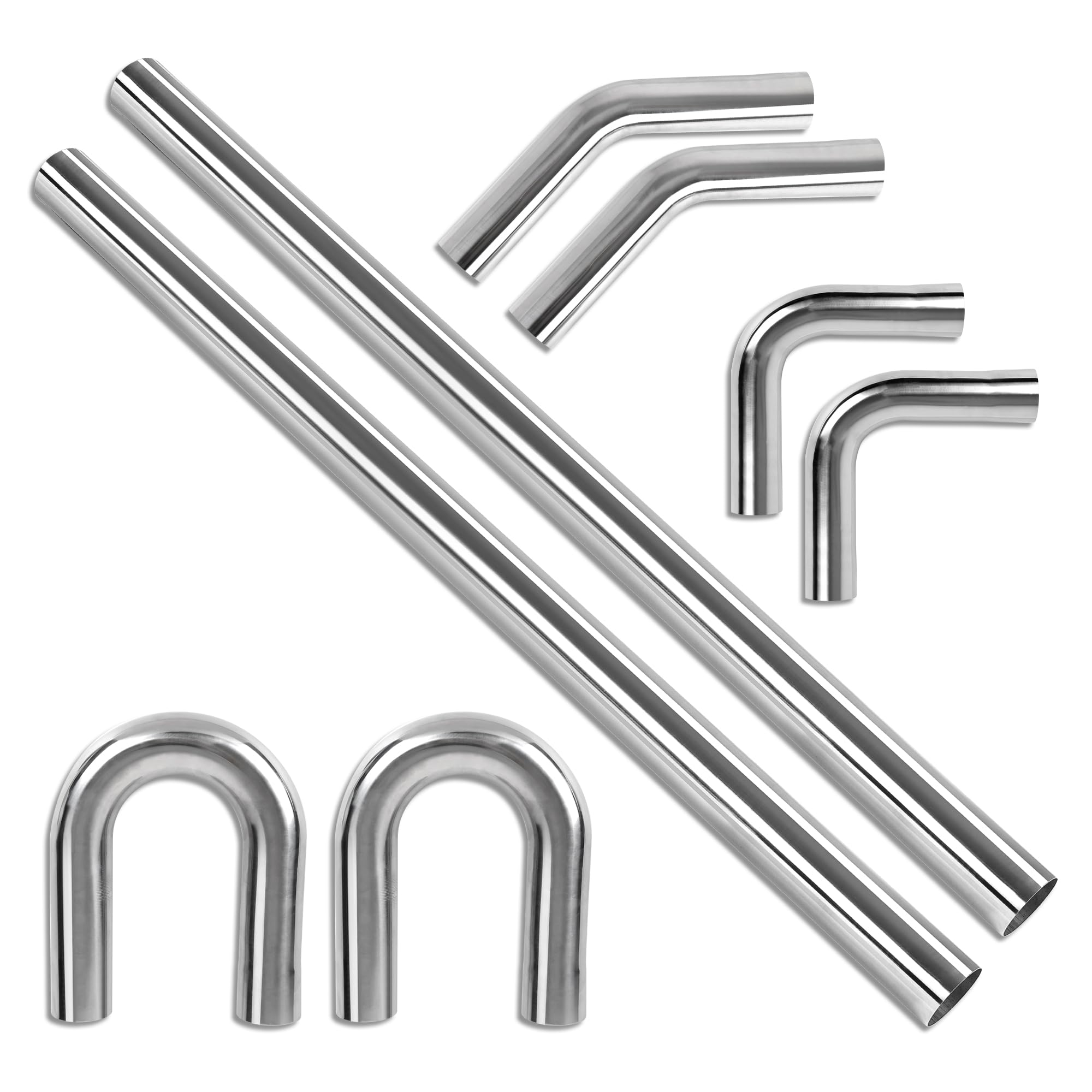 Custom DIY Stainless Exhaust Straight Pipe