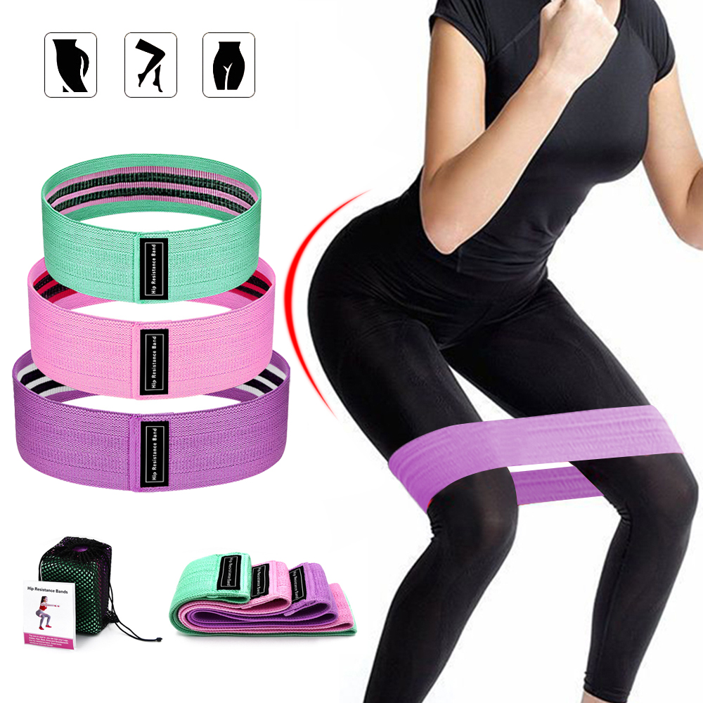 Unisex Booty Band Loop Resistance Bands Yoga Pilates Workout Exercise Slimming Strap for Legs Glute Butt Squat Bands