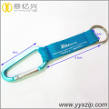 Custom screen printing polyester aluminum carabiner lanyard