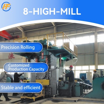 High-Efficiency Eight-High Rolling Mill Machine Design