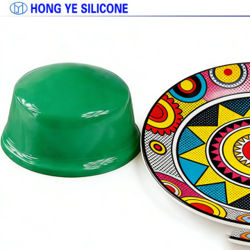 Ceramic printing transfer printing silicone
