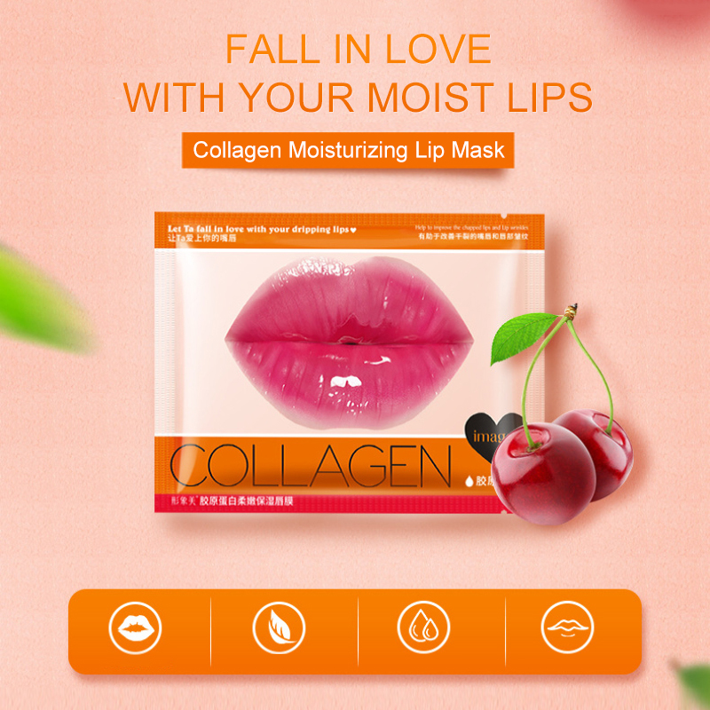 EFERO 1PC Lip Mask Lighten Lip Line Collagen Mask Lip Color To Moisturize Hydrating Repair Remove Lines Blemishes TSLM2