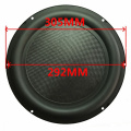 12" Inch Bass Radiator Passive Speaker Bass Radiation Basin with Frame 305mm Diaphragm 1PC Radiator Auxiliary Bass Rubber Tool
