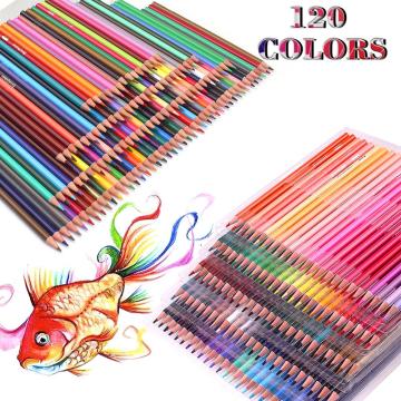 120 Oil Color Pencils Set Artist Painting Sketching Wood Color Pencil School Art Supplies