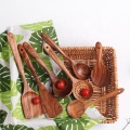 Cooking Utensils Set Teak Wooden Non Stick Cookware Tools Spatula Shovel Soup Spoon Scoop Home Kitchen Cooking Tool Sets