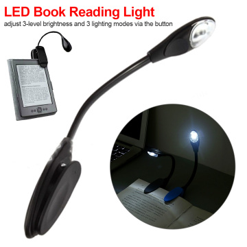 Led Book Light Clip-On Flexible Bright Convenient LED Night Lamp Book Reading Lamp For Travel Bedroom Readers Christmas Gift