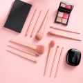 11 Pcs Soft Makeup Brushes Sets Maquiagem Foundation Powder Cosmetic Blush Eyeshadow Women Beauty Glitter Make Up Brush Tools