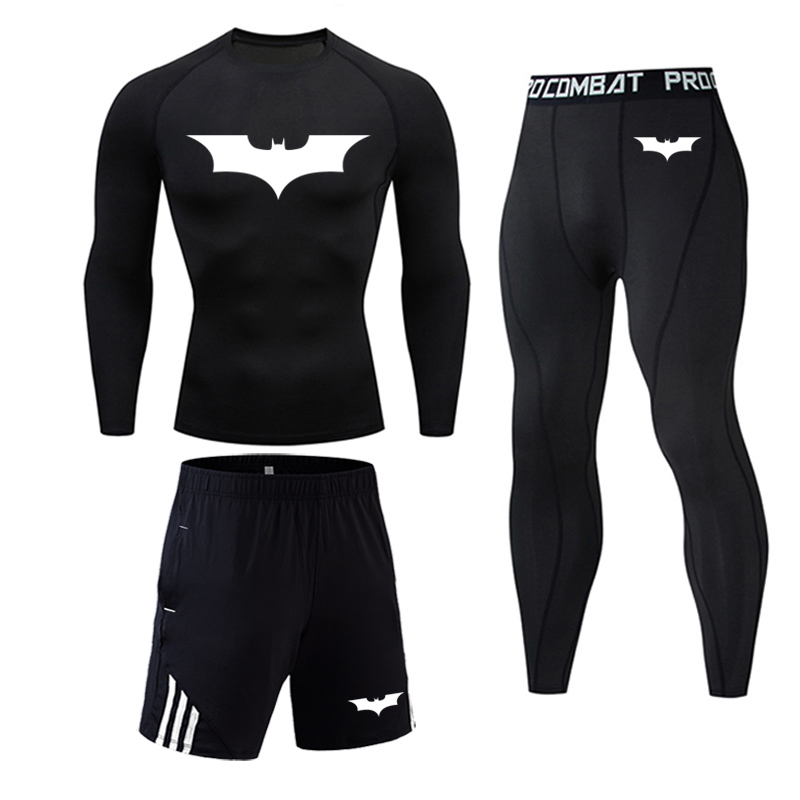 Winter Thermal Underwear Sets Men Base layer Sport Compression Clothing Rash gard Male long johns Thermal underwear Set