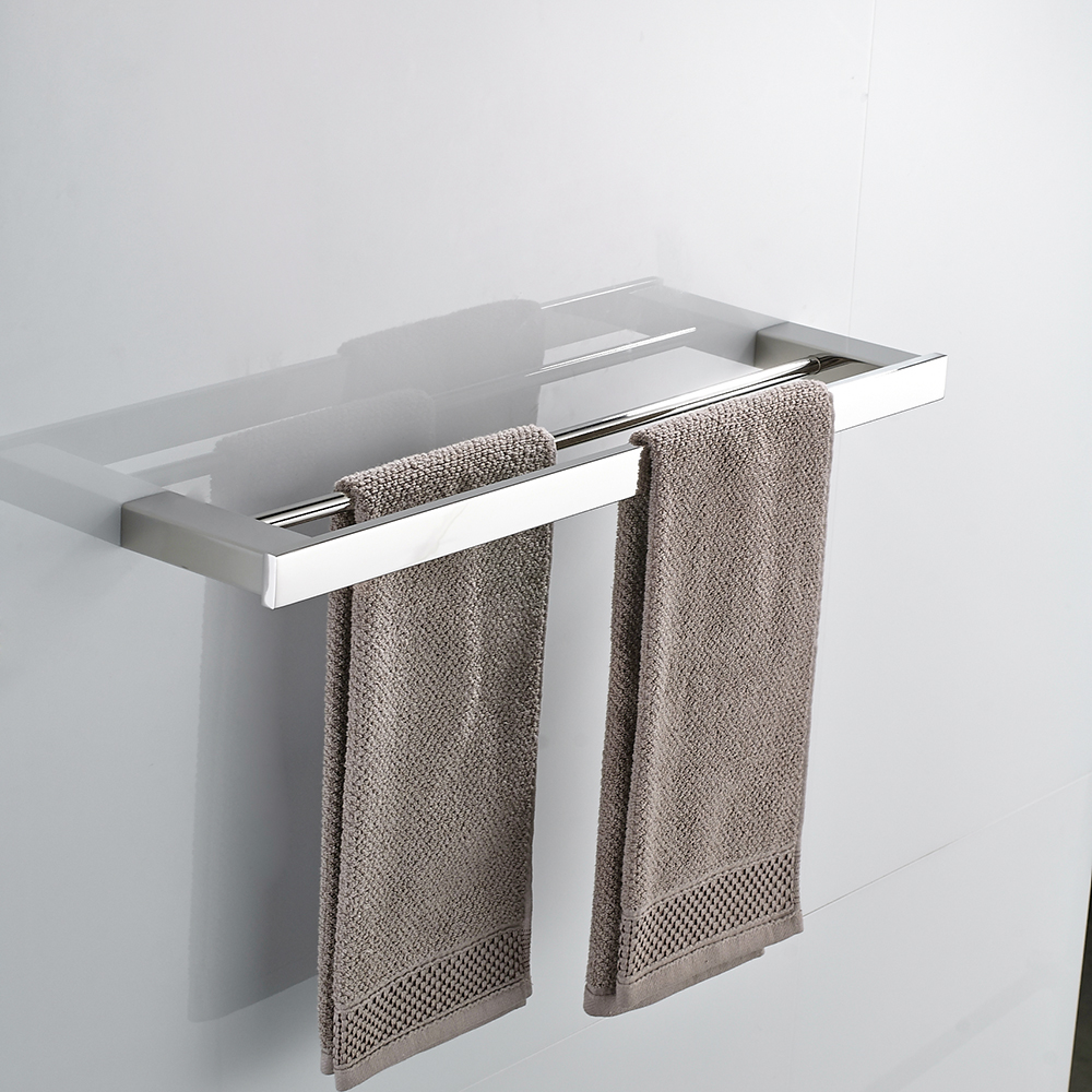 Bathroom Hardware Set Chrome Towel Rail Bar Rack Bar Robe Hook Shelf Tissue Paper Holder Toothbrush Holder Bathroom Accessories