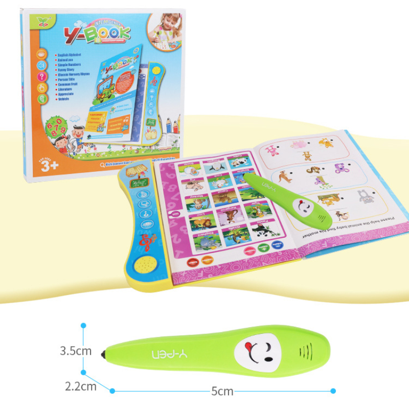 Y- Book English Point Reading Toy Children's Early Education Baby English Learning Machine New Smart Toys Audio E-book Hot Sale