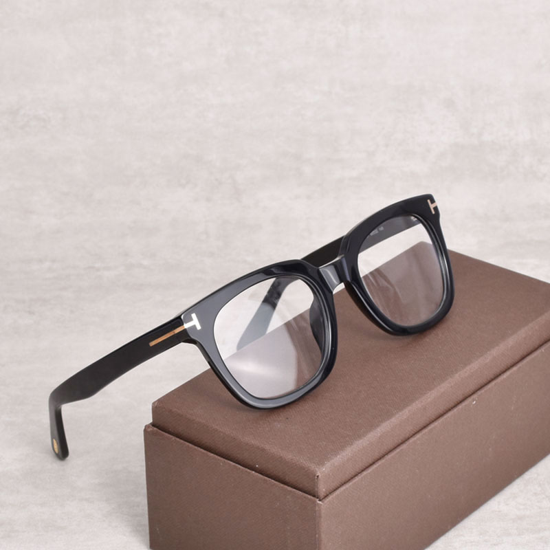 Vintage Tom For Man Optical Eyeglasses Frames Forde Fashion Acetate Women Reading Myopia Prescription Glasses 5179 With Case