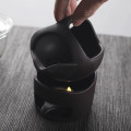 Ceramic Incense Burner Coarse Pottery Aroma Burner Creative Kung Fu Essential Oil Lamp Candle Holder Tea Ceremony Home Decor