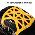 1/3/6X 165-265cm Automobile Car Tire Snow Chains Tyres Anti-skid Chains Wheel Chain Safety Adjustable TPU Winter Truck Van ATV