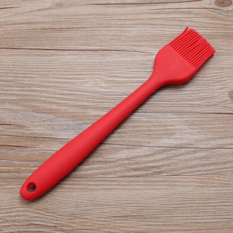 Hot 1pc Silicone Baking Bakeware Bread Cook Brushes Pastry Oil BBQ Basting Brush Tool Color Random Kitchen Tools bbq Accessories