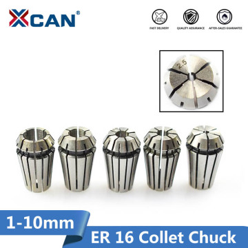 XCAN 1pc CNC ER16 Spring Collet Chuck Tool Holder For CNC Engraving Machine&Milling Lathe 1/2/3/4/5/6/7/9/10mm