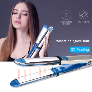 Original 465F Pro Stainless Steel Straightening Irons 1/4 Nano Titanium Digital Flat Iron Hair Straightener Straight Hair Styler