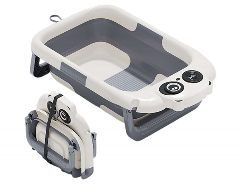 Innovative tri fold bathtub panda
