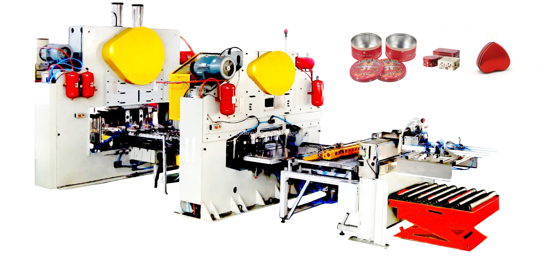 Automatic Tin Can Candy Sweet Box Metal Box Making Machine3