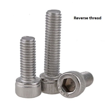 304 stainless steel Reverse thread / Left Left-handed Cup head insiade hexagonal bolts M6 M8 M10 M12